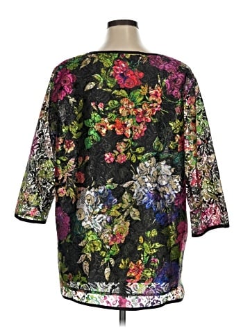 Caroline Rose 3/4 Sleeve Blouse (view 2)