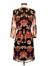 Broadway & Broome 100% Polyester Floral Black Casual Dress Size 0 - photo 2