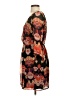 Broadway & Broome 100% Polyester Floral Black Casual Dress Size 0 - photo 5