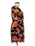 Broadway & Broome 100% Polyester Floral Black Casual Dress Size 0 - photo 4