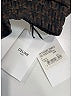 Céline 100% Polyester Argyle Black Track Jacket Size S - photo 9