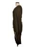 Express Solid Brown Casual Dress Size L - photo 5