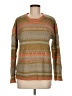 Hem & Thread Stripes Orange Pullover Sweater Size M - photo 1