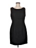 Kasper Solid Black Cocktail Dress Size 6 - photo 1
