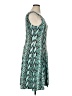 Perceptions Print Teal Cocktail Dress Size 14 - photo 4