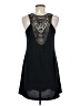 J Valdi Solid Black Casual Dress Size M - photo 2