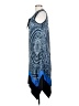 GNW Graphic Blue Cocktail Dress Size S - photo 5