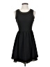 Soprano Solid Black Casual Dress Size S - photo 1