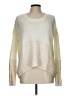 Bar III Metallic Ivory Pullover Sweater Size L - photo 1