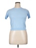 ANONYME Blue Short Sleeve Top Size XL - photo 1