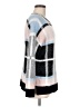 Elle Checkered-gingham Blue Pullover Sweater Size M - photo 4