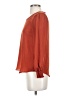 Ann Taylor LOFT 100% Polyester Orange Long Sleeve Blouse Size XS - photo 5