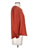 Ann Taylor LOFT 100% Polyester Orange Long Sleeve Blouse Size XS - photo 4