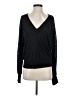 Evereve Black Long Sleeve Top Size S - photo 1