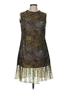 green emerald velvet dress Lapointe DropWaist Midi Dress main image 1