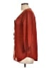 Maeve 100% Rayon Orange 3/4 Sleeve Blouse Size 10 - photo 5