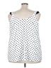 Torrid 100% Polyester White Sleeveless Blouse Size 3X Plus (3) - photo 2