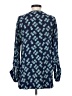 Thyme 100% Rayon Blue Long Sleeve Blouse Size XS - photo 2