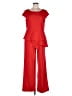 Shelby & Palmer Solid Red Jumpsuit Size 12 - photo 1