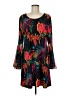MSK Print Black Casual Dress Size M (estimated) - photo 1