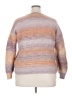 LC Lauren Conrad Tie-dye Purple Pullover Sweater Size XXL - photo 2