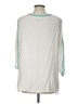 Assorted Brands 100% Viscose Teal 3/4 Sleeve Blouse Size L - photo 2
