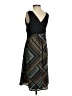 Amadi Argyle Black Teal Cocktail Dress Size XS - photo 2
