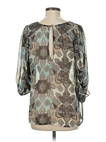 AZ3 inc. 3/4 Sleeve Blouse (view 2)