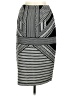 Max Studio Chevron-herringbone Gray Casual Skirt Size M - photo 2