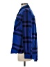 BDG Plaid Blue Long Sleeve Button-Down Shirt Size S - photo 5