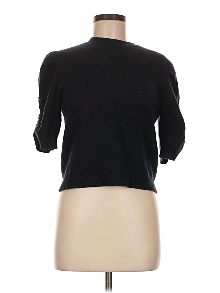Pre-owned Frame Cashmere Cardigan Sweater In Black