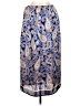 DR2 100% Polyester Paisley Blue Formal Skirt Size M - photo 2