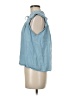 Pale Sky Blue Sleeveless Blouse Size M - photo 5