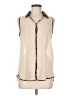 Blu Pepper 100% Polyester Ivory Sleeveless Blouse Size M - photo 1