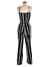 Ci Sono Stripes Black Jumpsuit Size S - photo 2