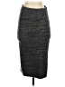 Intermix Solid Gray Casual Skirt Size S - photo 1