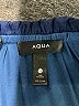 Aqua 100% Polyester Blue Short Sleeve Blouse Size XS - photo 7
