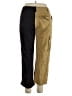 Choosy Color Block Gold Black Casual Pants Size 10 - photo 2