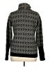Ellen Tracy Chevron-herringbone Black Turtleneck Sweater Size XL - photo 2