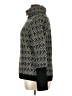 Ellen Tracy Chevron-herringbone Black Turtleneck Sweater Size XL - photo 5