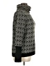 Ellen Tracy Chevron-herringbone Black Turtleneck Sweater Size XL - photo 4