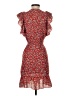 Max Studio 100% Polyester Paisley Red Casual Dress Size XS - photo 2