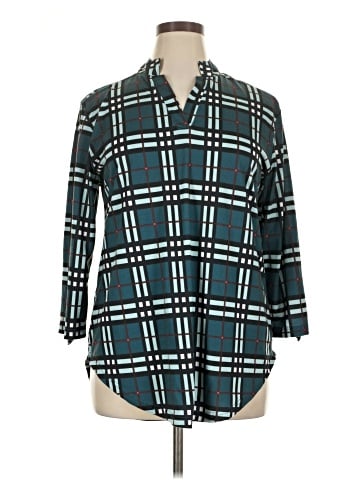 Splash 3/4 Sleeve Blouse (view 1)