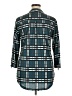 Splash Plaid Teal 3/4 Sleeve Blouse Size XL - photo 2