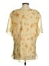 Assorted Brands 100% Polyester Yellow Short Sleeve Blouse Size 24 waist - photo 2