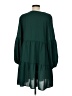 Unbranded Solid Green Casual Dress Size M - photo 2
