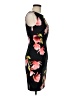 AGB Floral Black Cocktail Dress Size 6 - photo 4