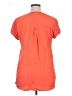 Unbranded 100% Rayon Orange Short Sleeve Henley Size 0X (estimated) - photo 2