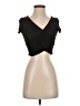 Bershka Black Sleeveless T-Shirt Size XS - photo 1