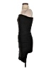 Stradivarius Solid Black Cocktail Dress Size S - photo 5